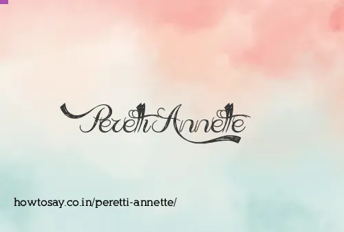 Peretti Annette