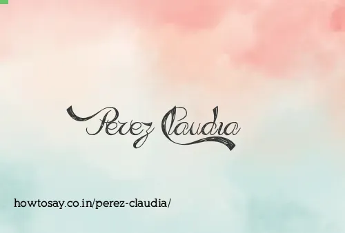Perez Claudia