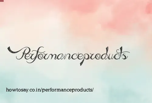 Performanceproducts