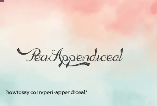 Peri Appendiceal