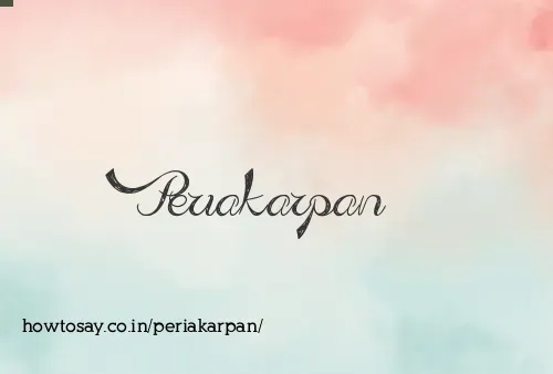 Periakarpan