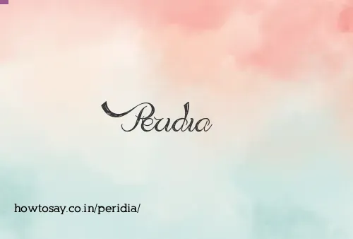 Peridia