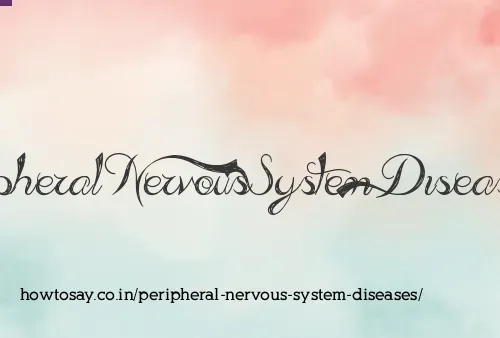 Peripheral Nervous System Diseases