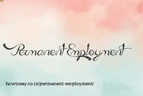 Permanent Employment