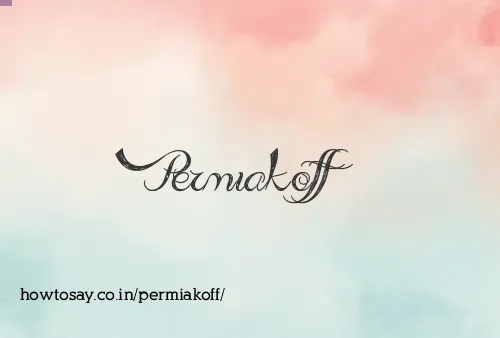 Permiakoff