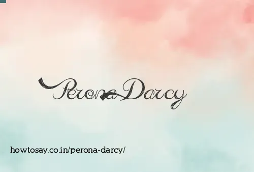 Perona Darcy