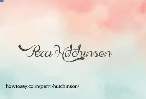 Perri Hutchinson