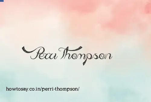 Perri Thompson