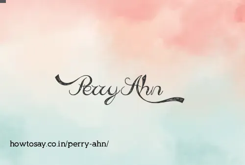 Perry Ahn