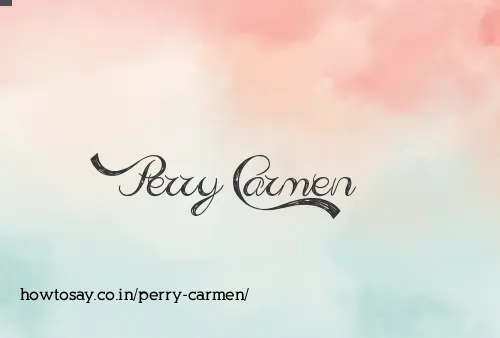Perry Carmen