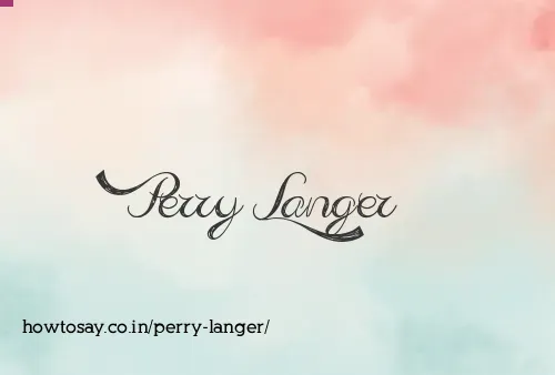 Perry Langer