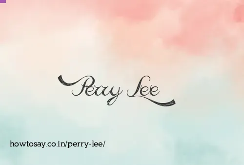 Perry Lee
