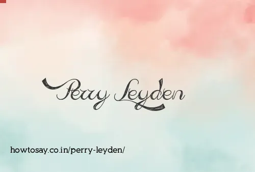 Perry Leyden
