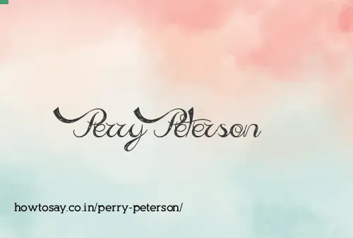 Perry Peterson
