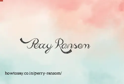 Perry Ransom