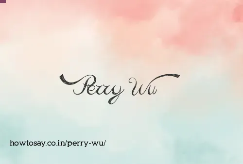Perry Wu