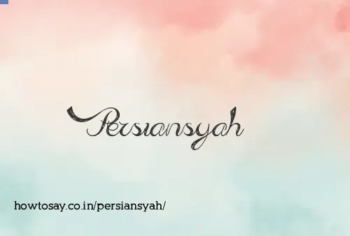 Persiansyah