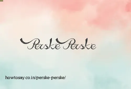 Perske Perske