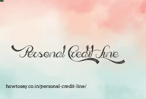 Personal Credit Line