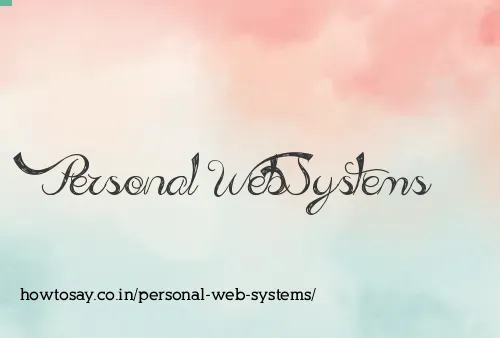 Personal Web Systems