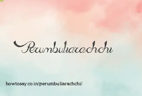 Perumbuliarachchi