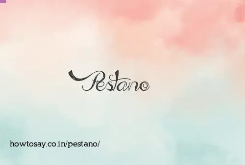 Pestano
