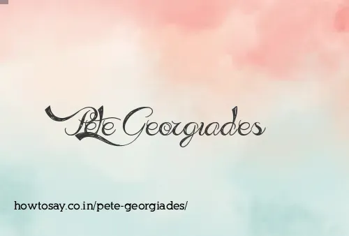 Pete Georgiades