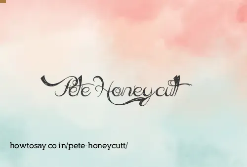 Pete Honeycutt