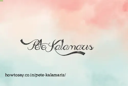 Pete Kalamaris