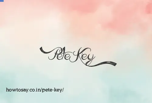 Pete Key