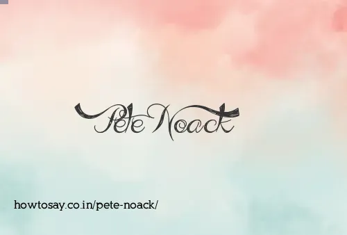 Pete Noack