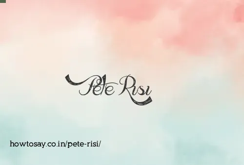 Pete Risi