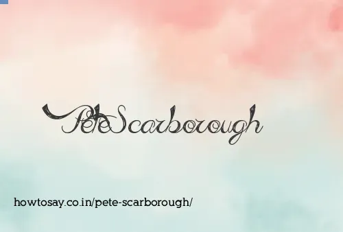 Pete Scarborough