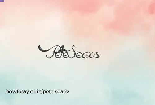 Pete Sears