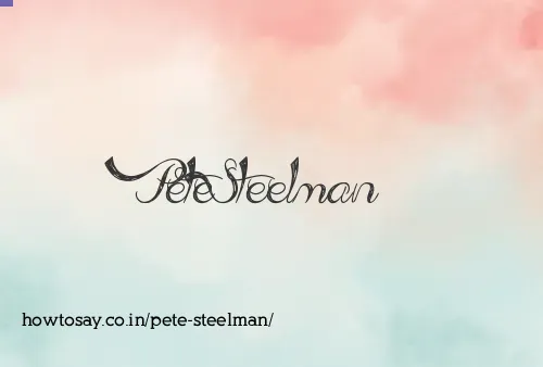 Pete Steelman