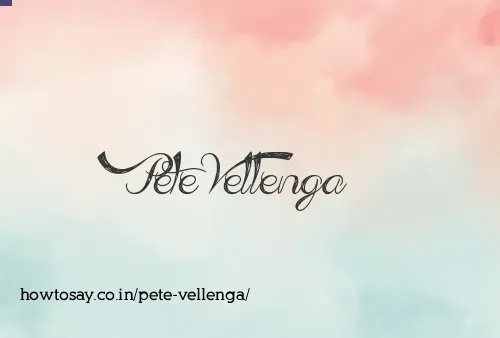 Pete Vellenga