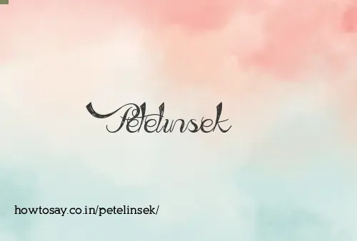 Petelinsek