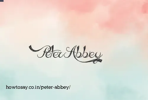 Peter Abbey