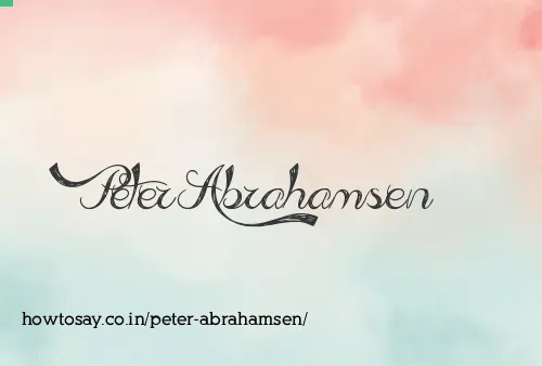 Peter Abrahamsen