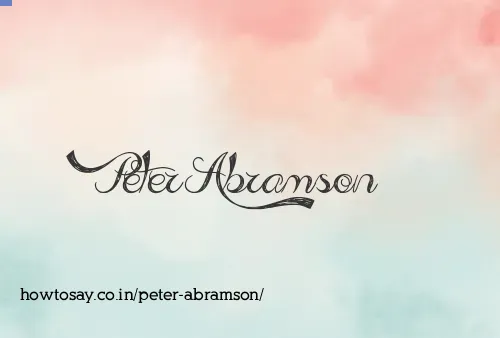 Peter Abramson