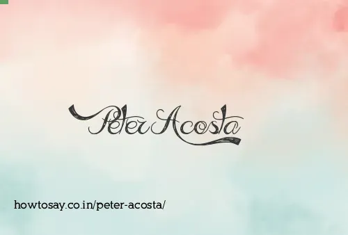 Peter Acosta