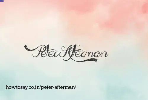 Peter Afterman
