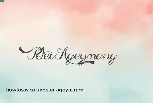 Peter Ageymang