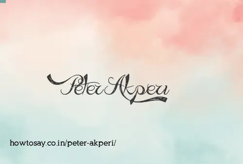 Peter Akperi