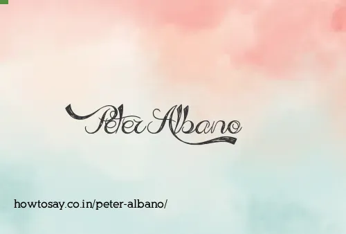 Peter Albano