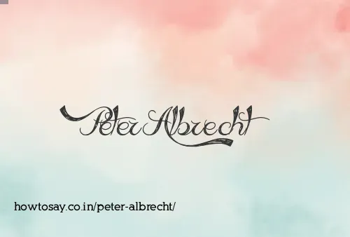 Peter Albrecht