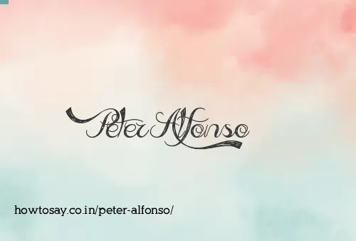 Peter Alfonso