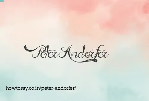 Peter Andorfer