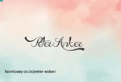 Peter Anker