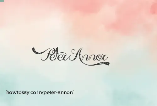 Peter Annor